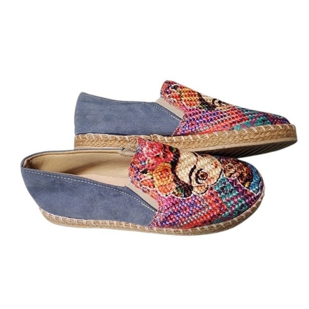Urban D & Rena Frida Espadrilles Size US 6.5 Comfort Mexico Jute Wrapped